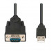 Кабель конвертер USB AM/RS232 9M