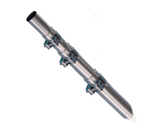 Мачта телескопическая алюминиевая 8 м АМТ-8-30А (d30-45 mm)