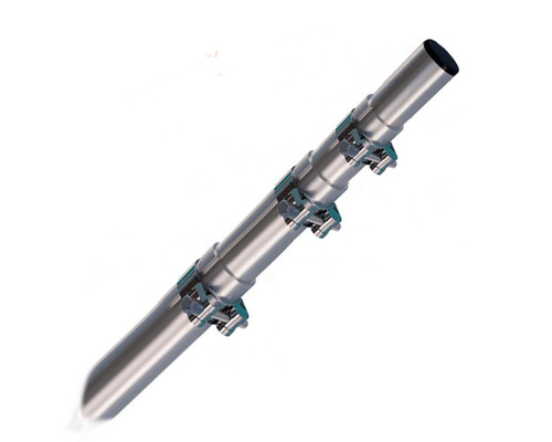 Мачта телескопическая алюминиевая 8 м АМТ-8-30А (d30-45 mm)