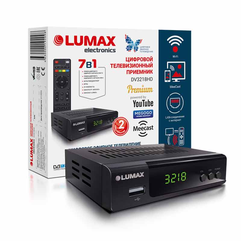 Приставки Lumax для телевизоров: подключение и настройка каналов с пультом
